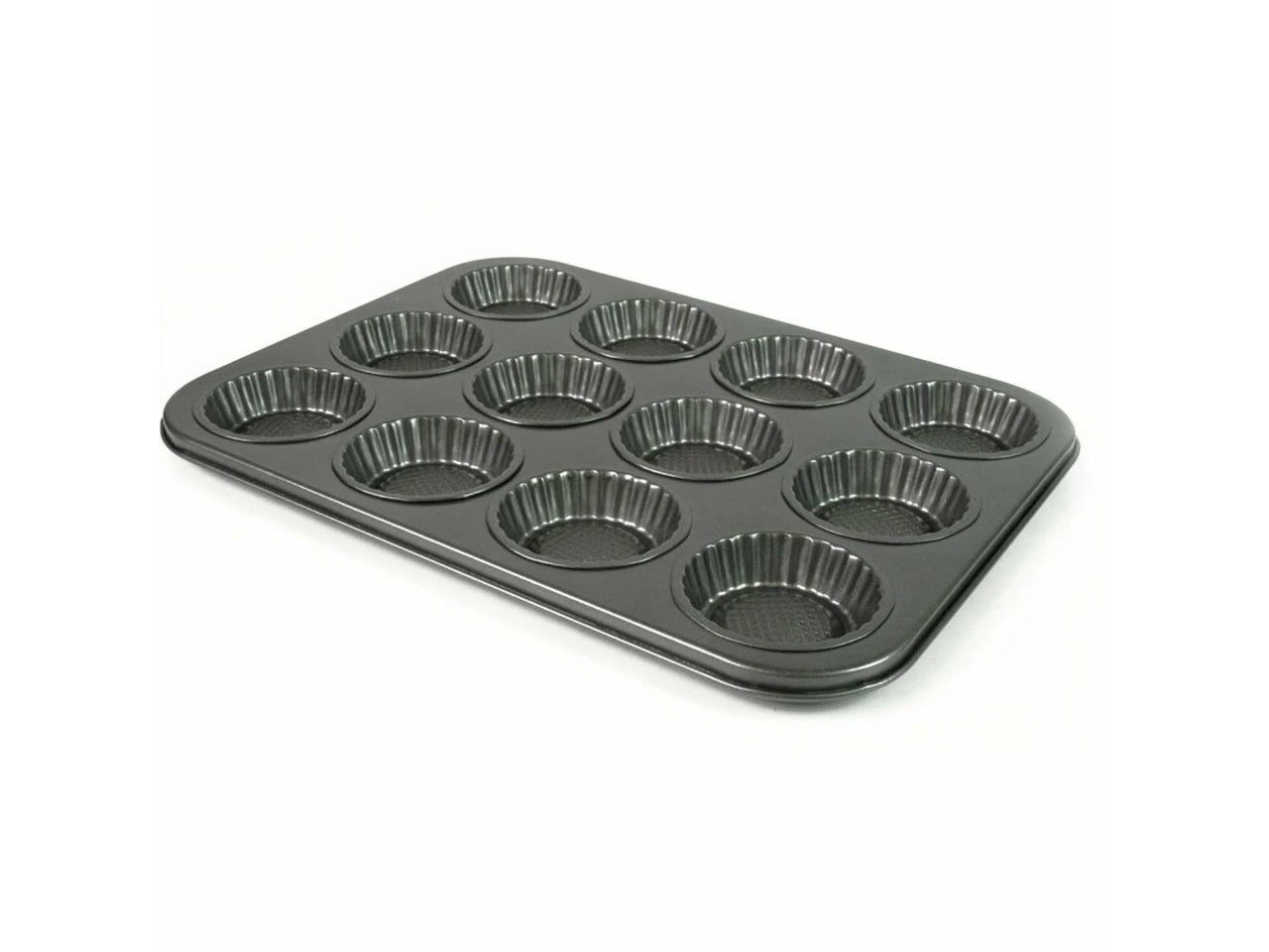 Teglia 12 crostatine antiaderente 35x26,5x1,8cm