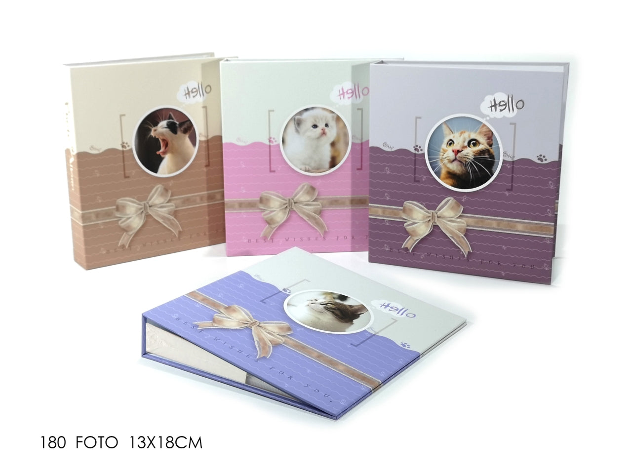 Album 180 foto 13x18cm animali in 4 assortimenti