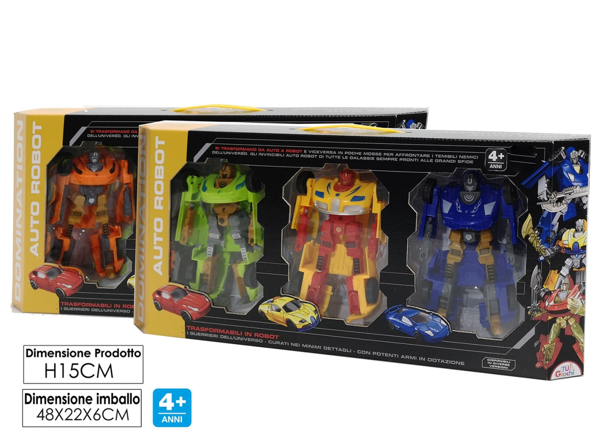 Robot domination set da 3 assortiti