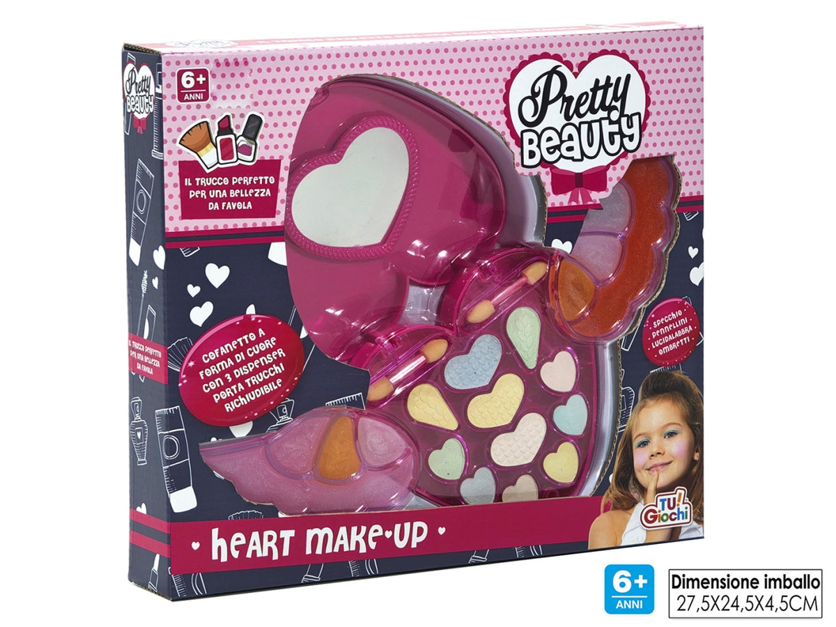 Pretty beauty heart make up
