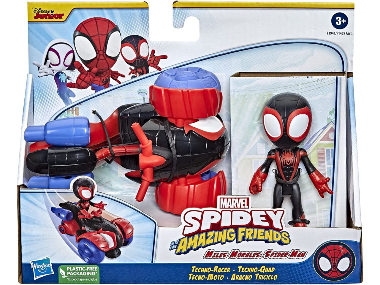 Spidey veicolo e personaggio miles morales