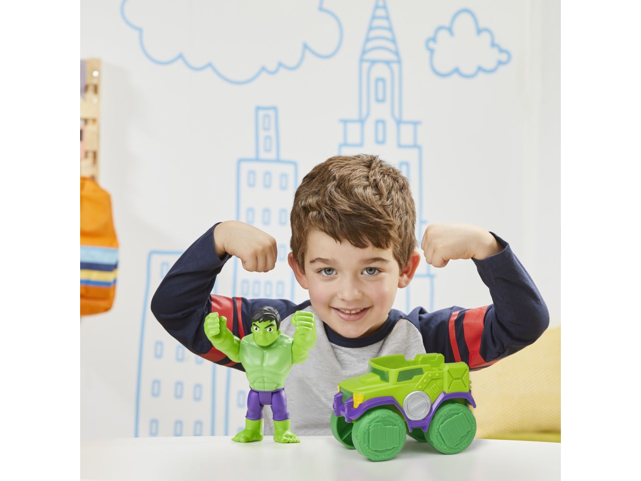 Spidey hulk con veicolo