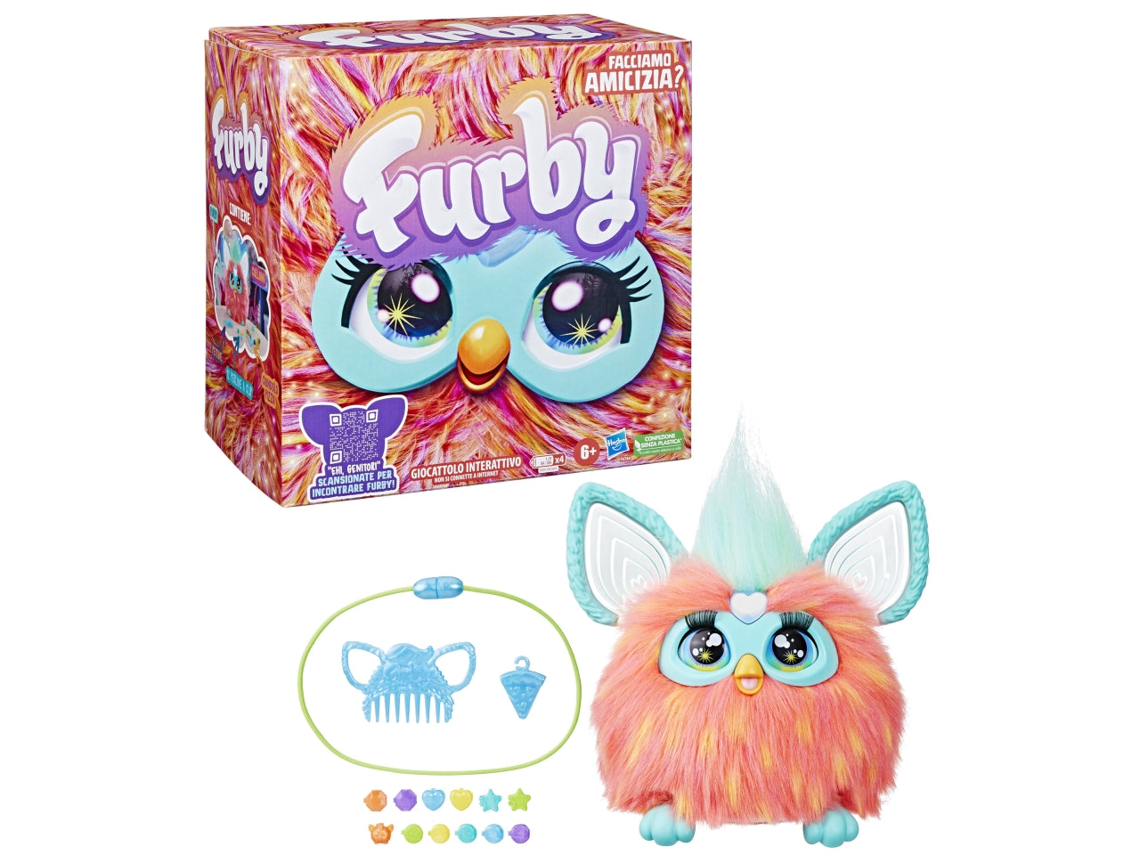 Fur real ehi furby - colore corallo