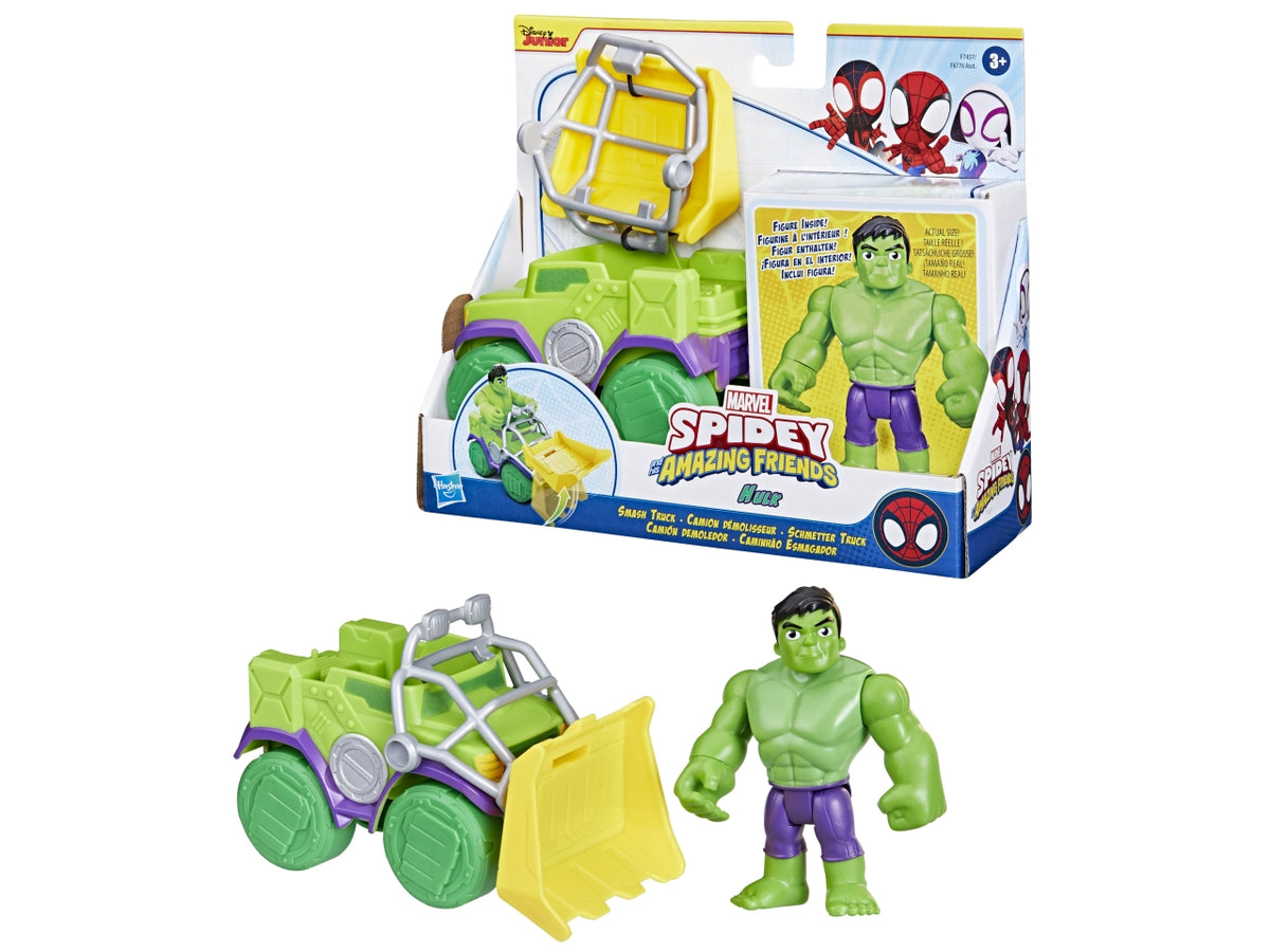 Spidey veicolo con personaggio e accessori - hulk truck
