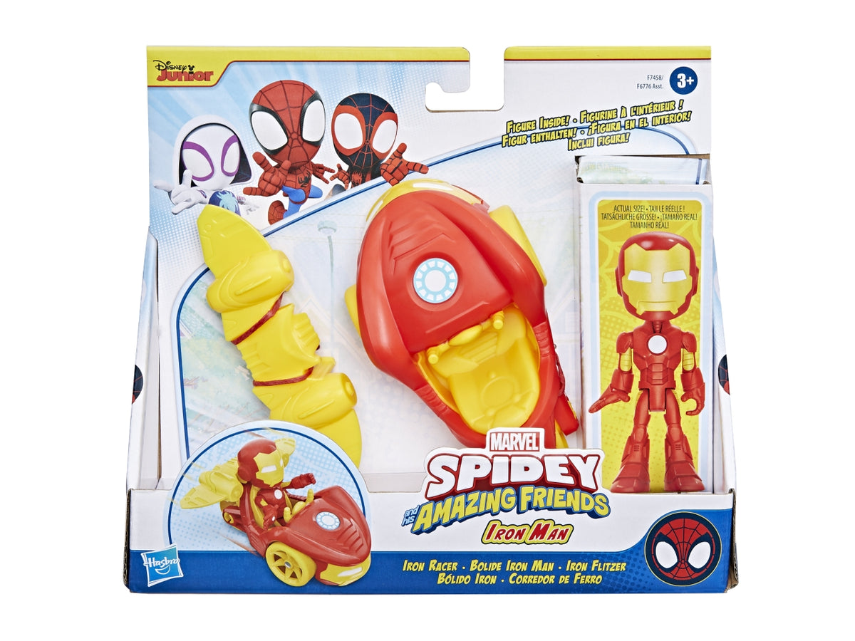 Spidey veicolo con personaggio e accessori - iron racer $