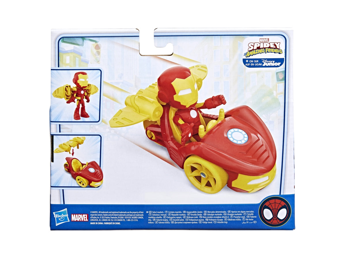 Spidey veicolo con personaggio e accessori - iron racer $