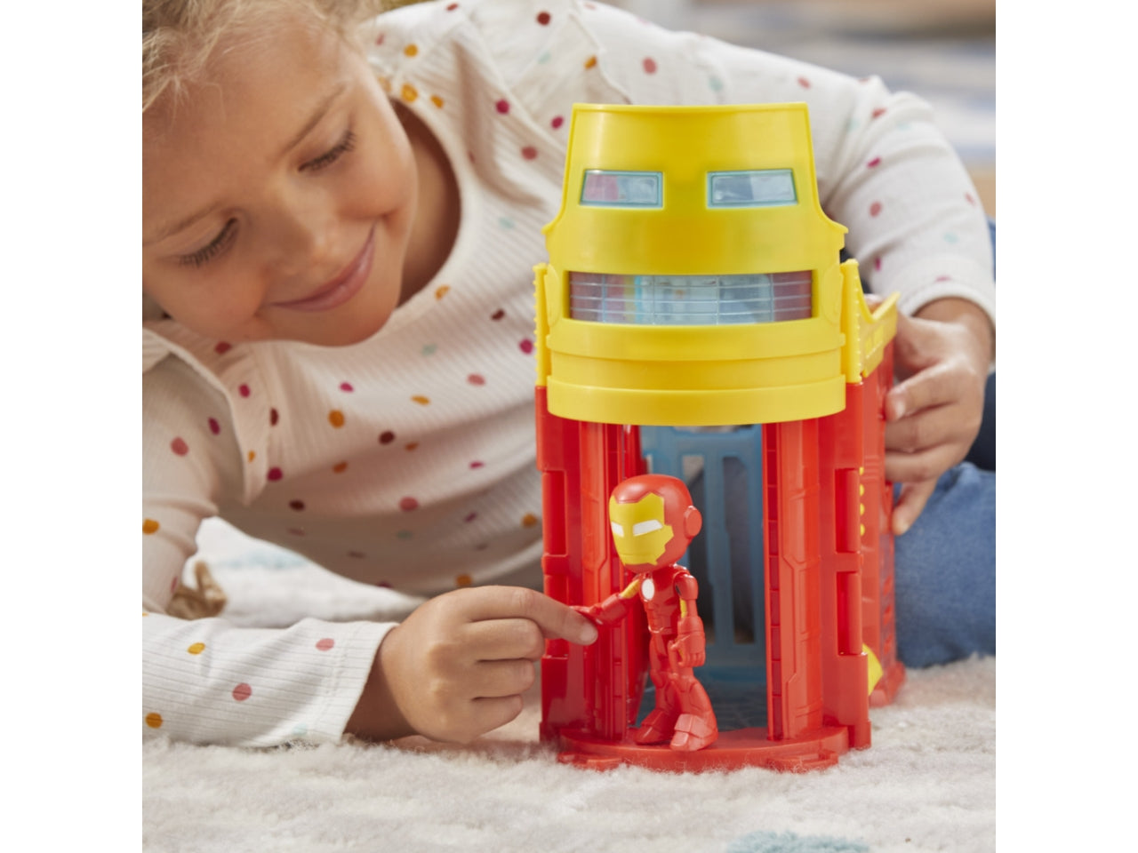 Saf spidey scene playset $