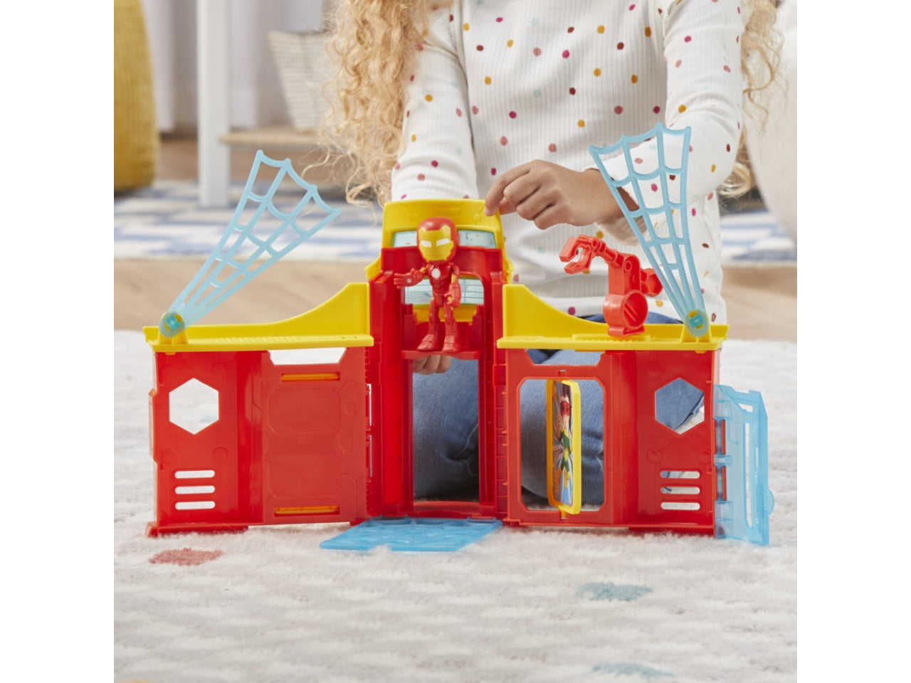 Saf spidey scene playset $