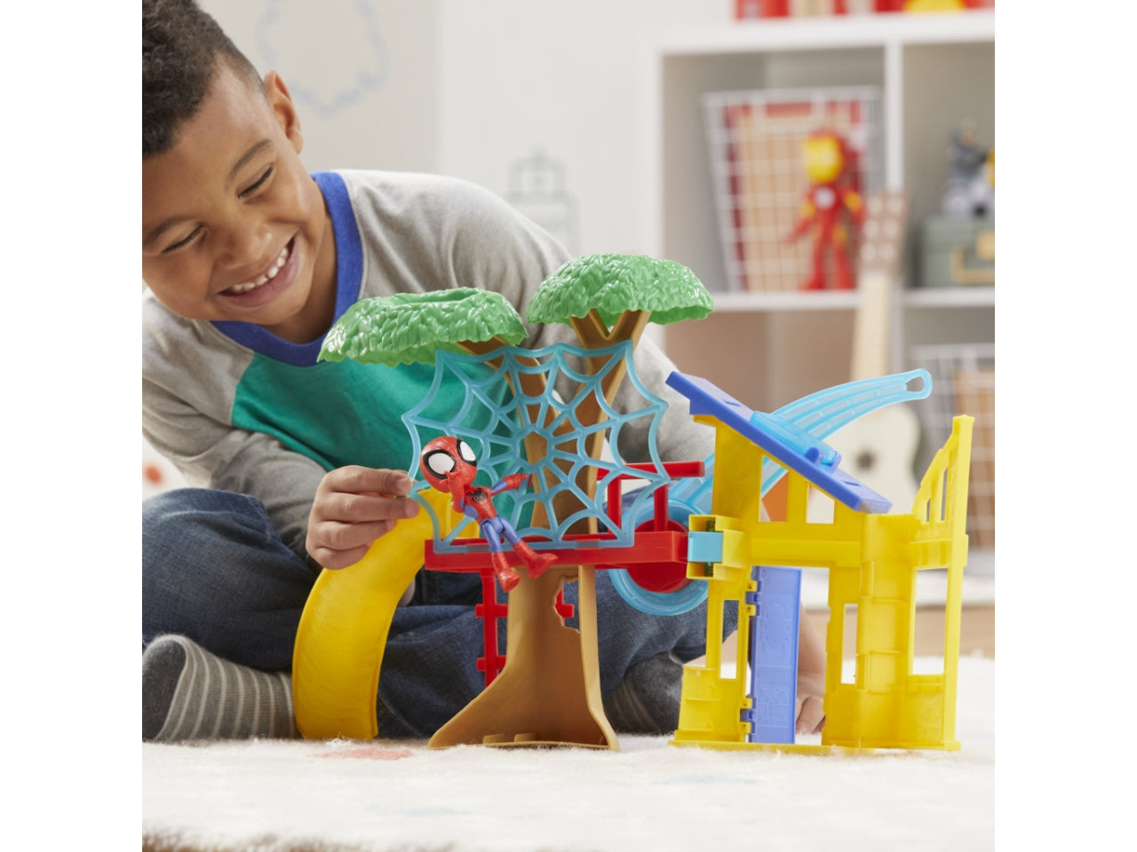Saf spidey scene playset $