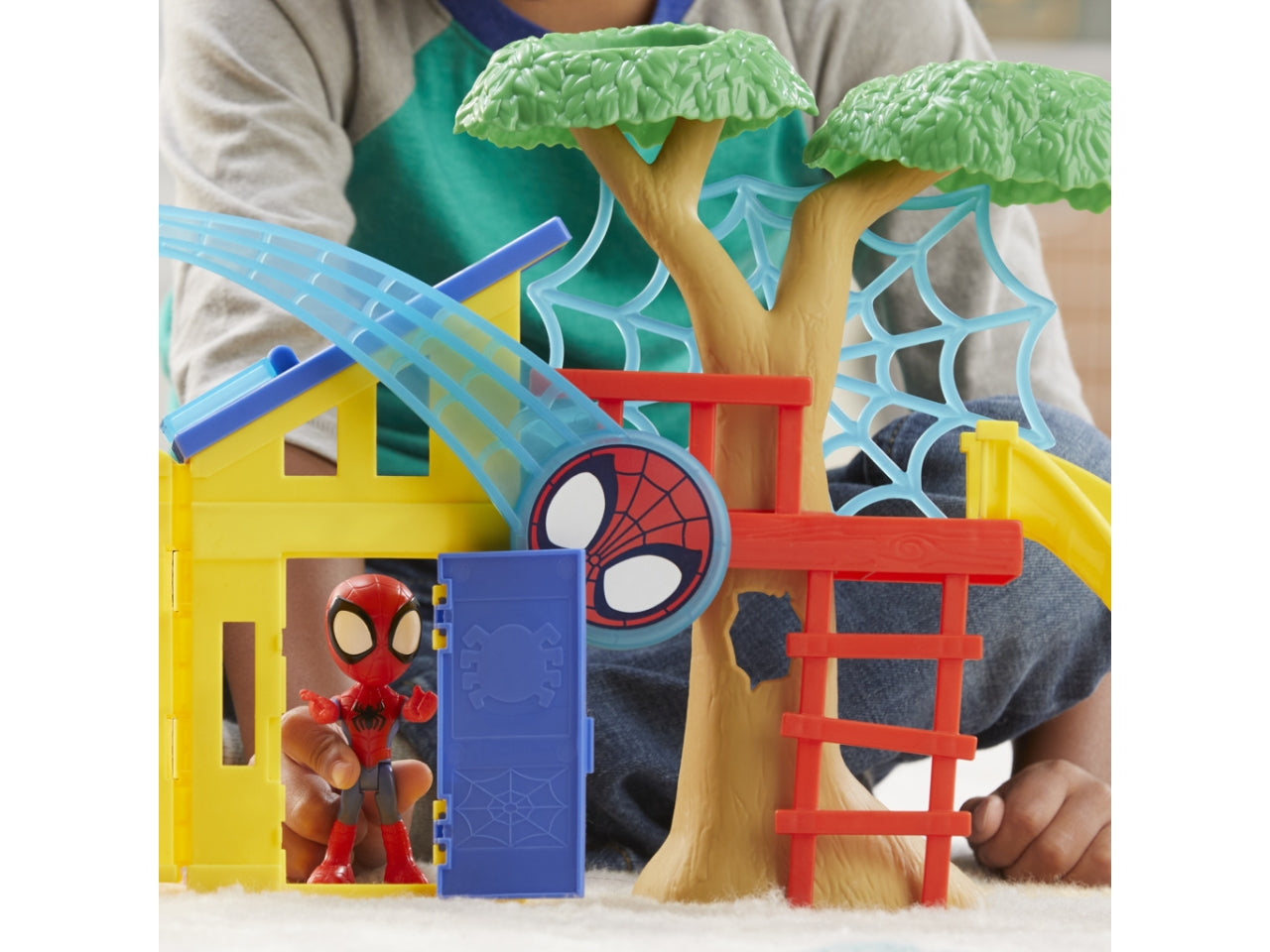 Saf spidey scene playset $