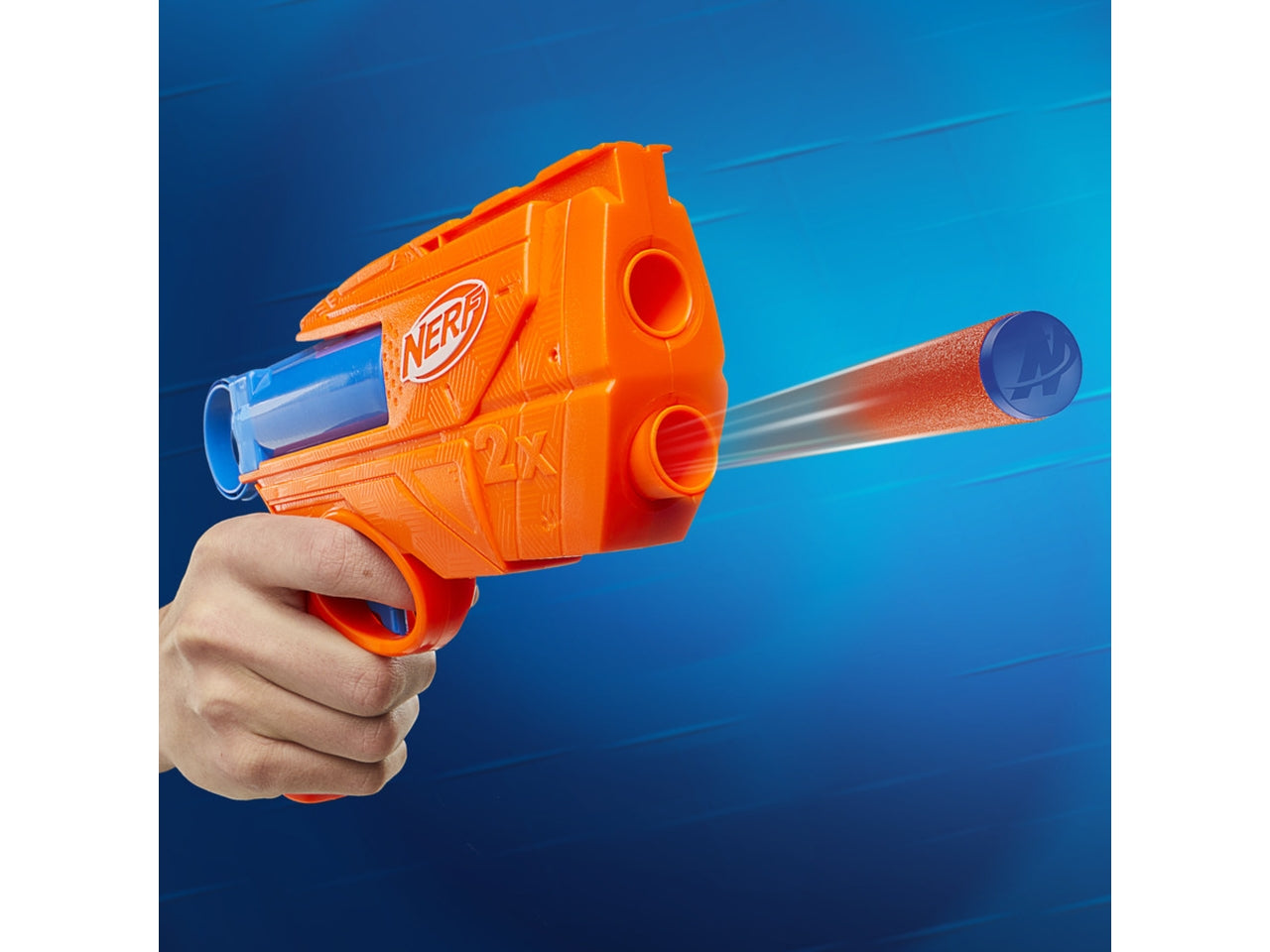 Nerf N-series Ward 2 Proiettili, Pistola giocattolo per bambini - Hasbro