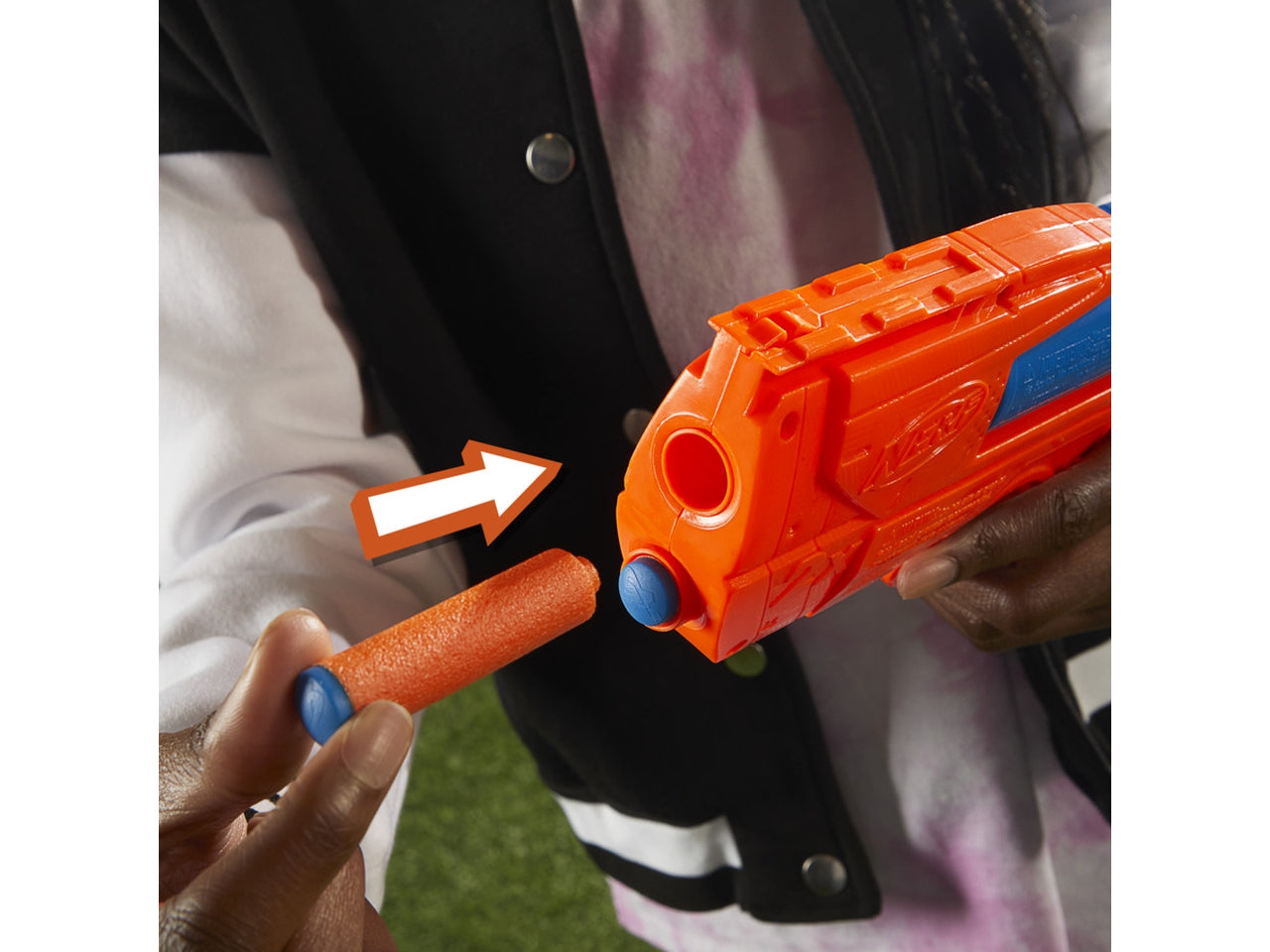 Nerf N-series Ward 2 Proiettili, Pistola giocattolo per bambini - Hasbro