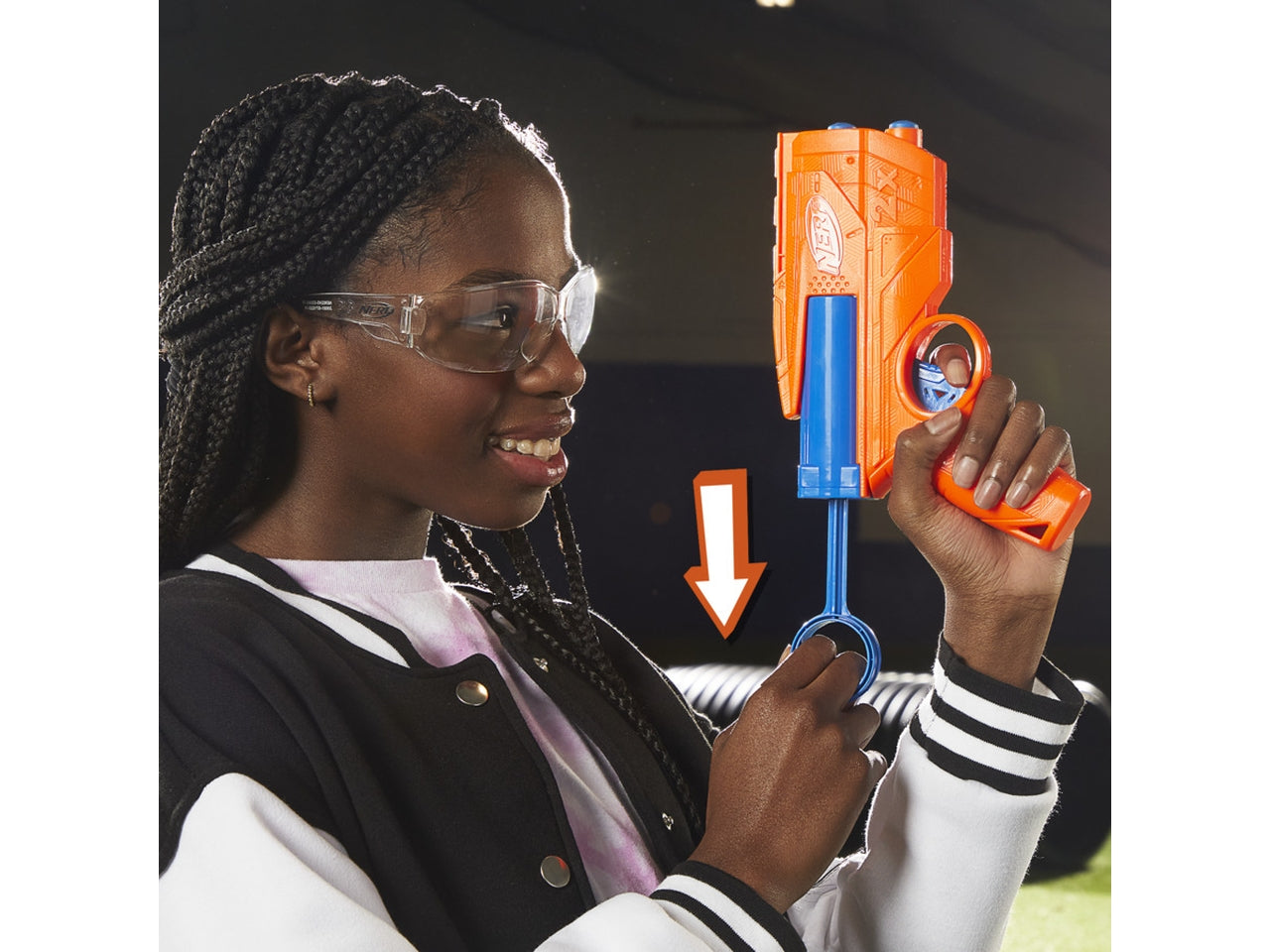 Nerf N-series Ward 2 Proiettili, Pistola giocattolo per bambini - Hasbro