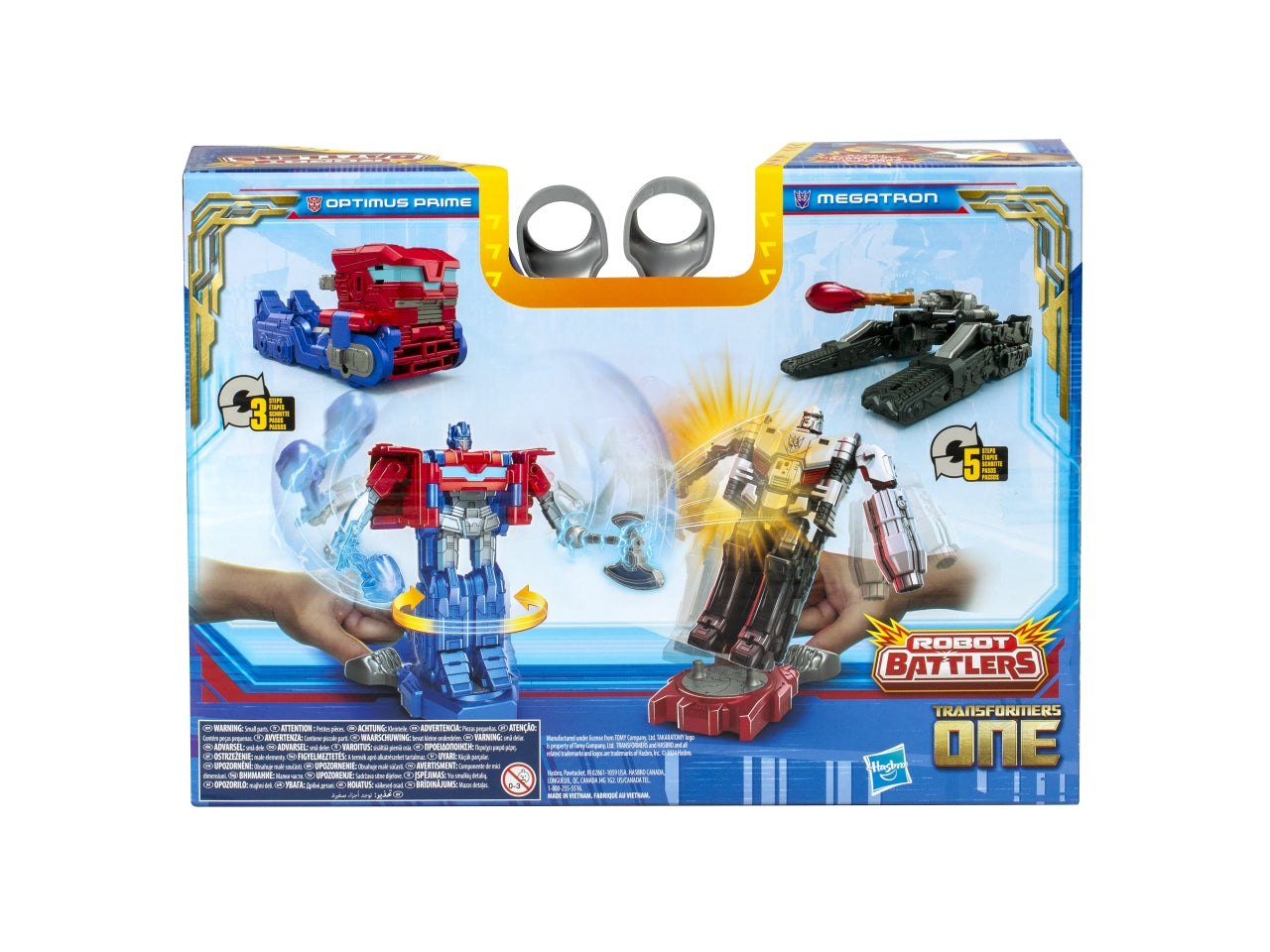 Transformers One, Optimus prime vs Megatorn, due personaggi per bambini 6+ Mattel