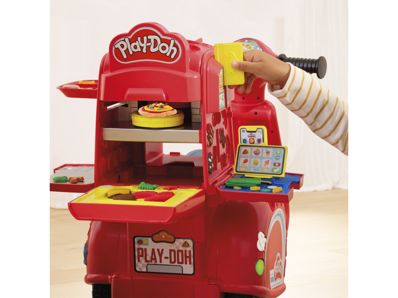 Pasta Modellabile Play-Doh Pizza Delivery Scooter: Set per Bambini 3+ | Dimensioni 20,3x62,2x43,2 - Hasbro$