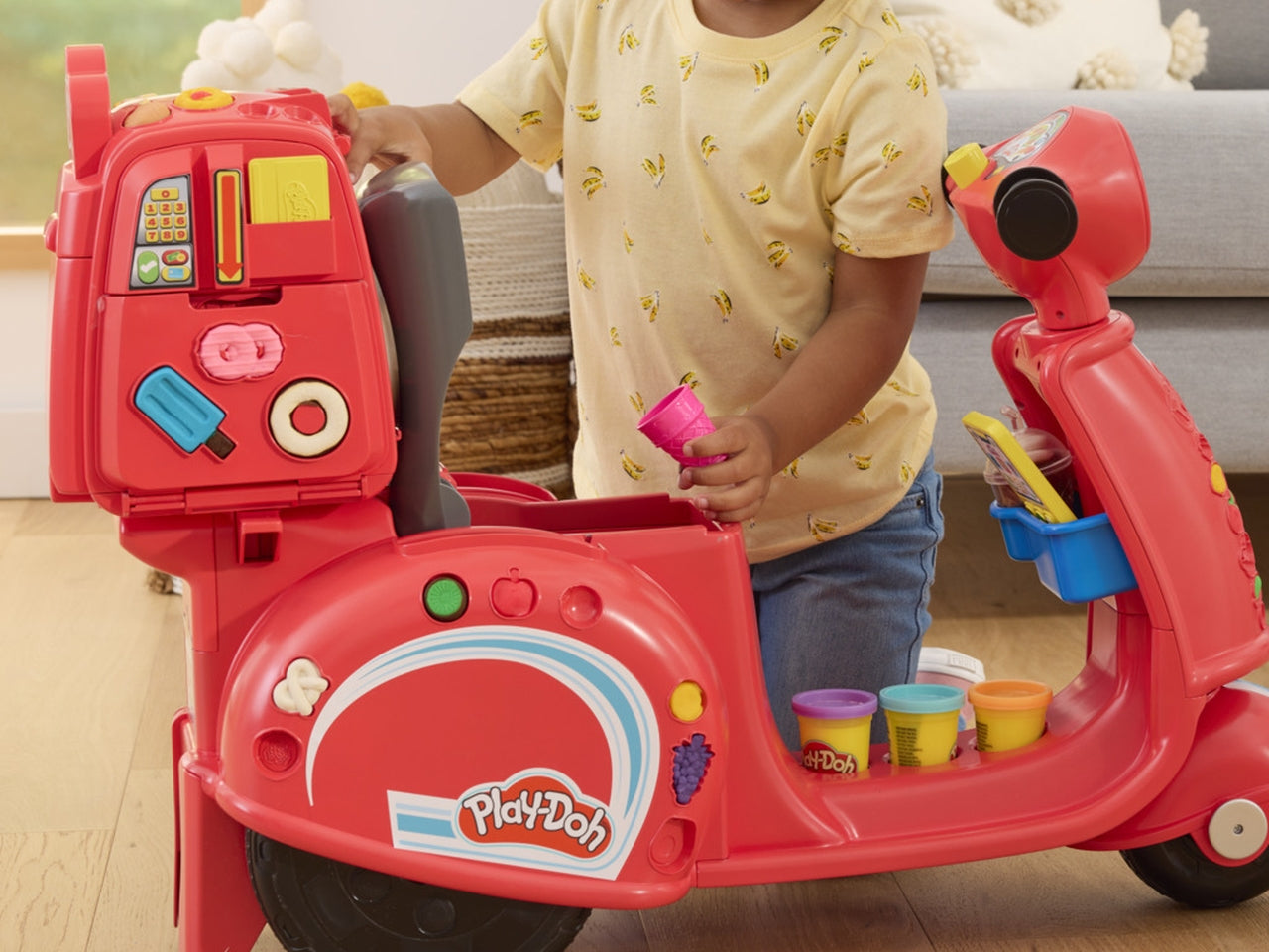 Pasta Modellabile Play-Doh Pizza Delivery Scooter: Set per Bambini 3+ | Dimensioni 20,3x62,2x43,2 - Hasbro$