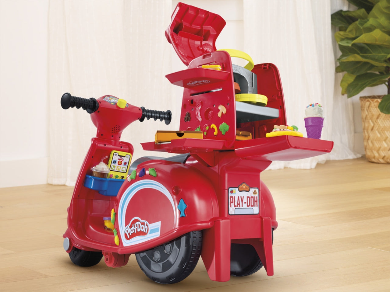 Pasta Modellabile Play-Doh Pizza Delivery Scooter: Set per Bambini 3+ | Dimensioni 20,3x62,2x43,2 - Hasbro$