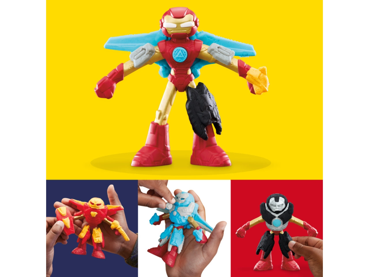 Pasta Modellabile Play-Doh Iron Man Armor Maker Lab: Set per Bambini 4+ | Dimensioni 6,7x34,9x30,5 - Hasbro