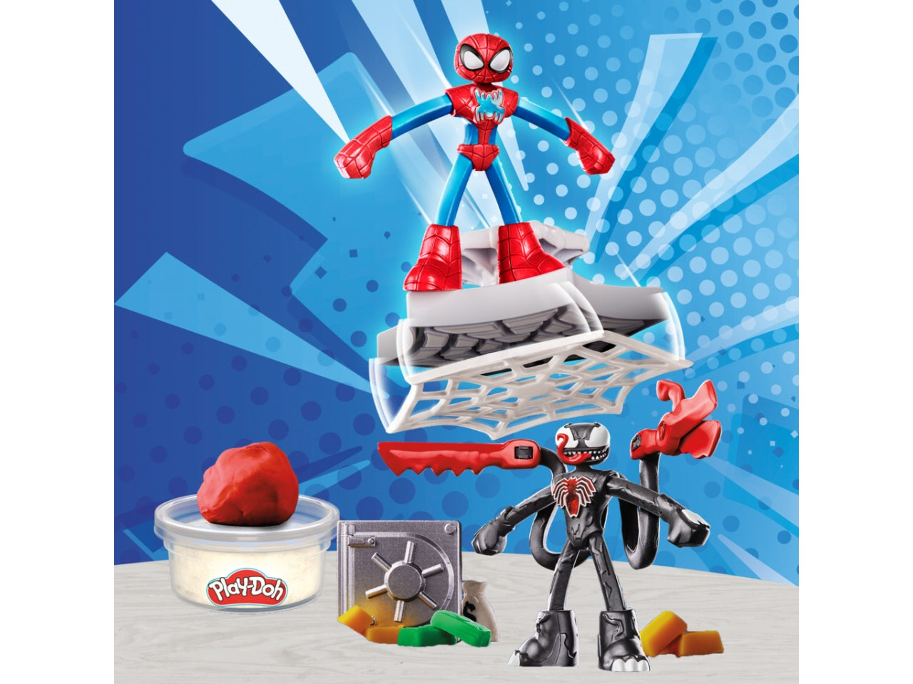 Pasta Modellabile Play-Doh Iron Man Armor Maker Lab: Set per Bambini 4+ | Dimensioni 6,7x34,9x30,5 - Hasbro