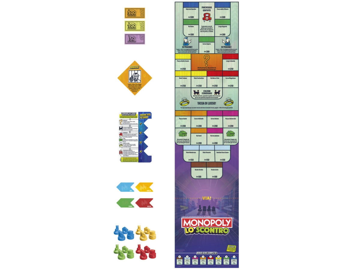 Monopoly lo scontro gioco da tavolo - Hasbro $