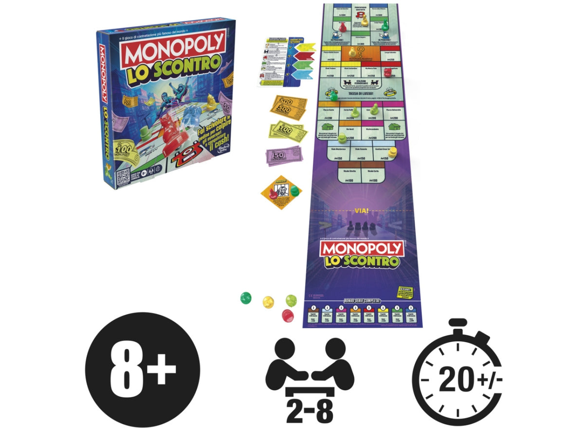 Monopoly lo scontro gioco da tavolo - Hasbro $