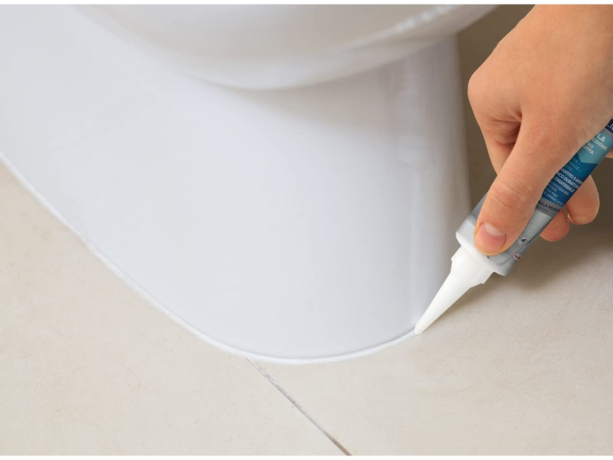 Pattex silicone bagni e cucine classico colore bianco in tubo da 50l