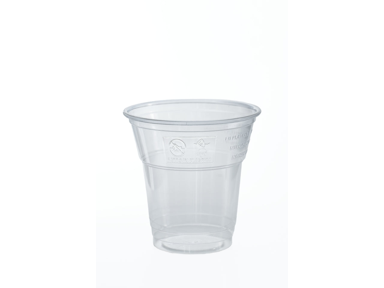 Bicchieri glas ps trasparenti 160/200ml - la confezione contiene 50 bicchieri