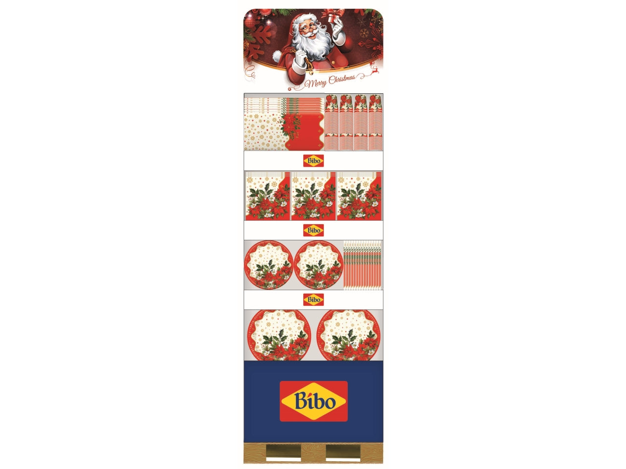 Stella di natale display monouso