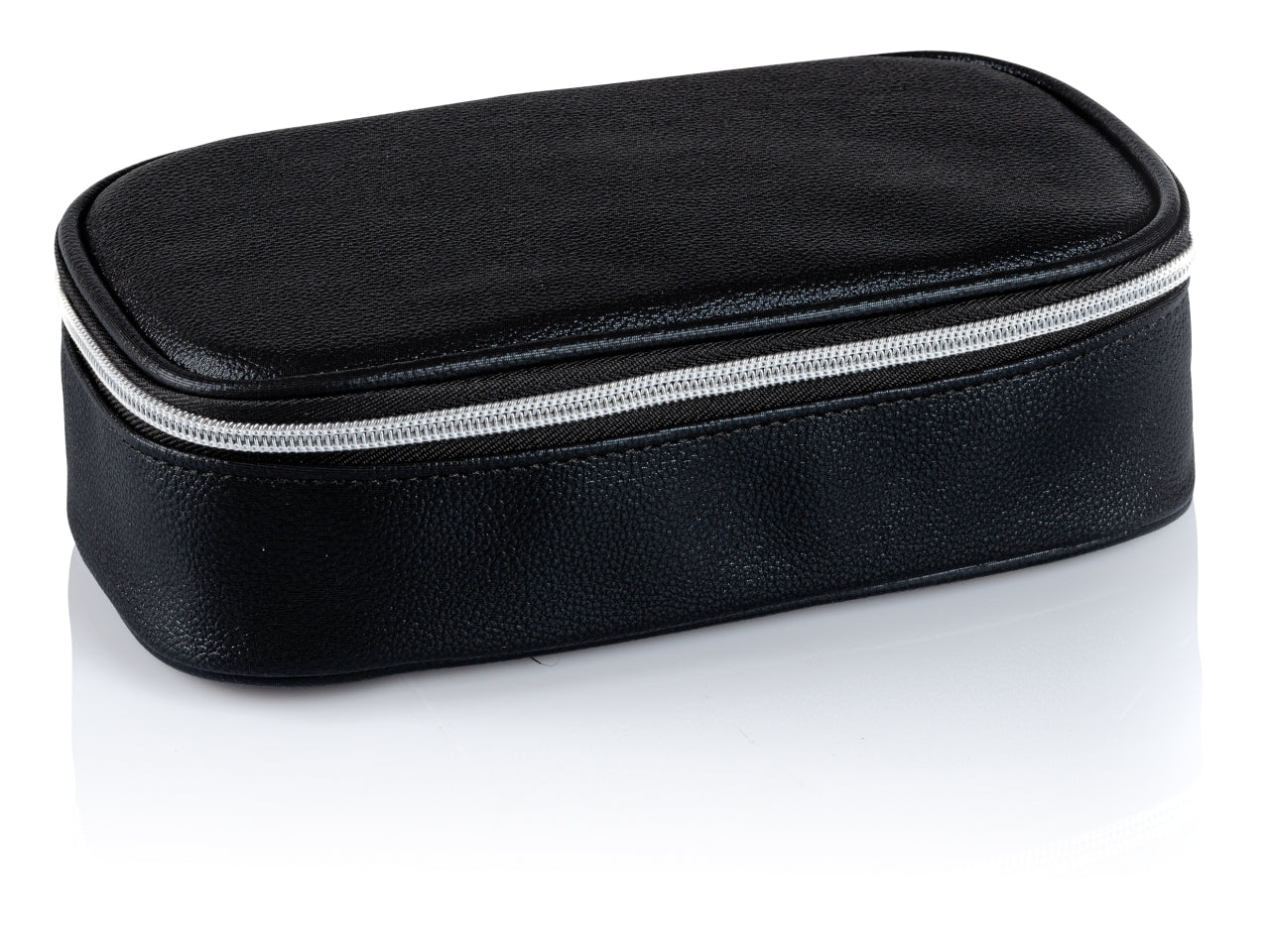 Astuccio portapenne ovale xl con 12 pastelli e 18 pennarelli