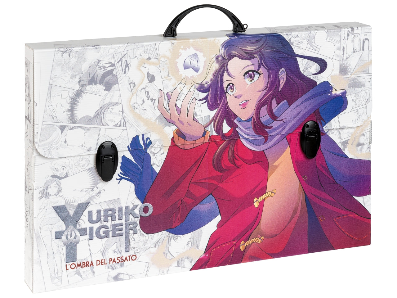 Valigetta polionda Manga colori assortiti, in plastica alveolare 56,5x36,5x5,5 cm - Favorit