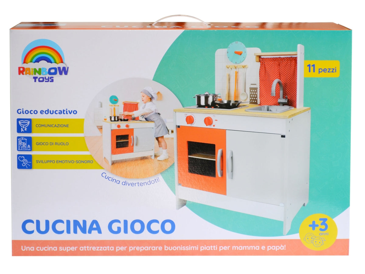 Cucina gioco in legno $