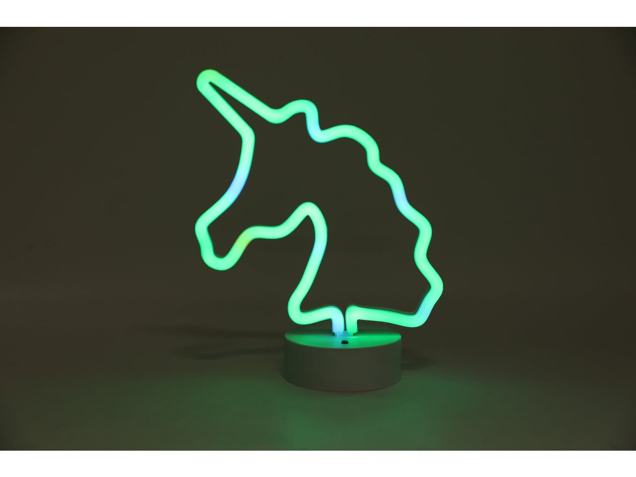 Lampada led a forma di unicorno 10x19,5x26 cm - Ibs