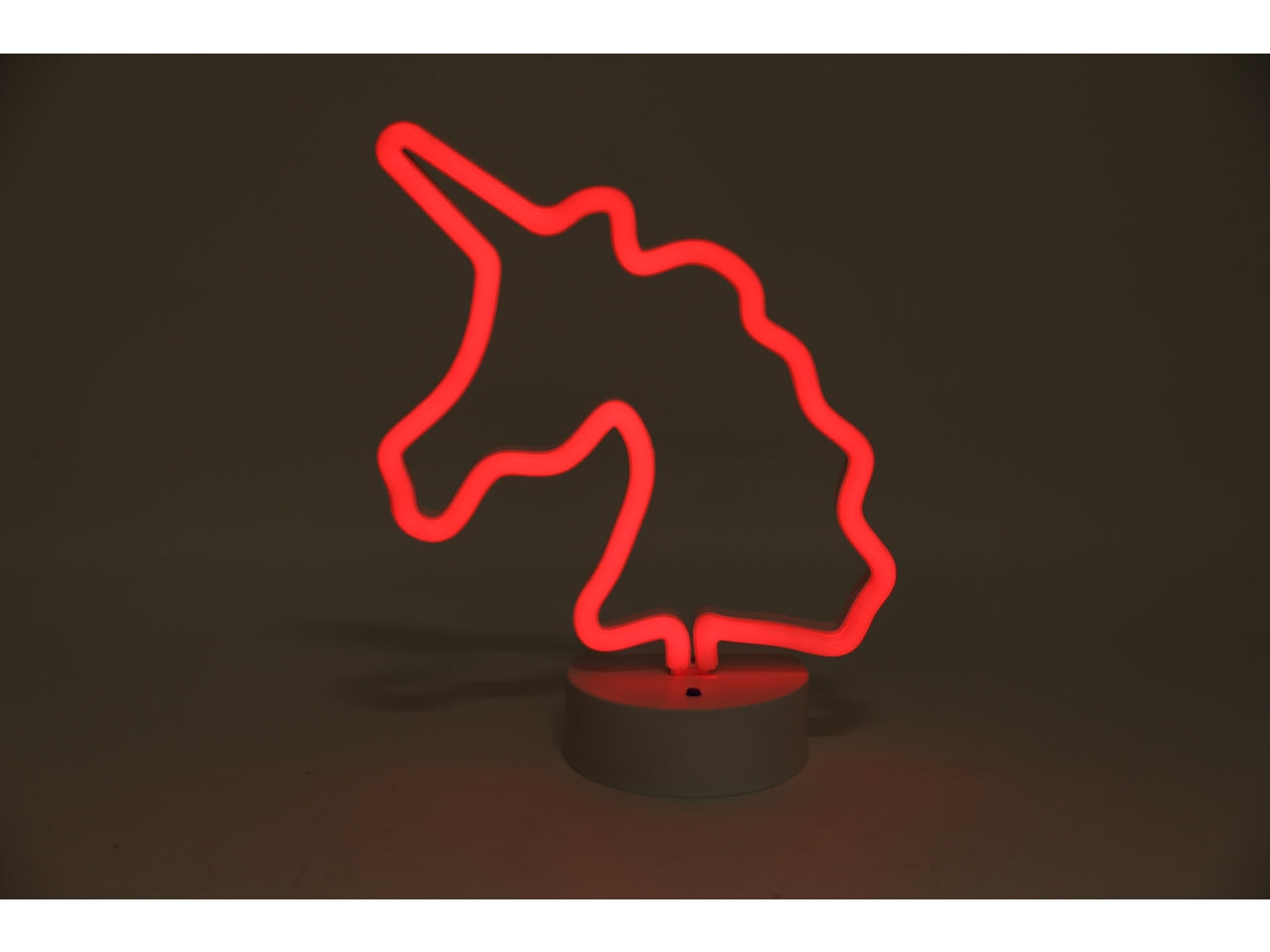 Lampada led a forma di unicorno 10x19,5x26 cm - Ibs