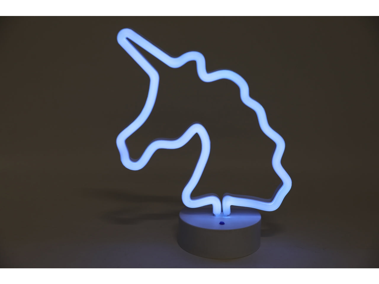 Lampada led a forma di unicorno 10x19,5x26 cm - Ibs