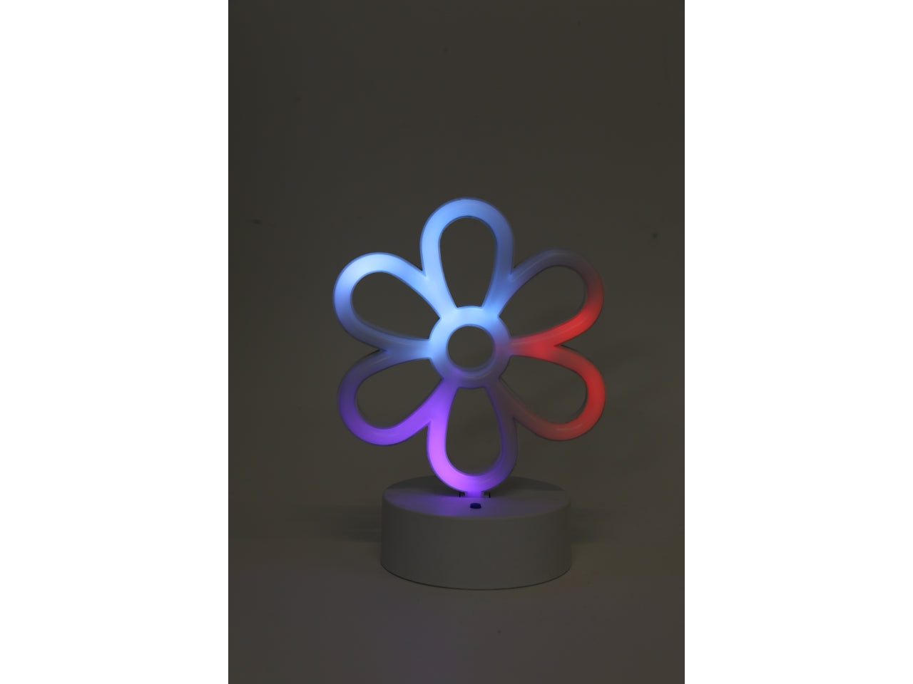 Lampada da tavolo decorativa led in plastica colori assortiti 14x10x19 cm - Switch U