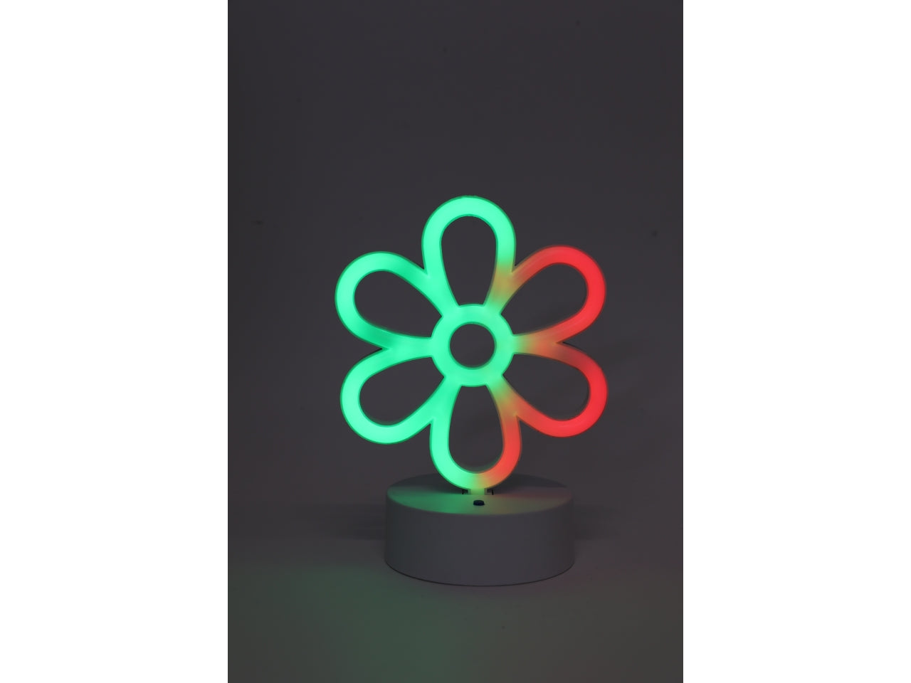 Lampada da tavolo decorativa led in plastica colori assortiti 14x10x19 cm - Switch U