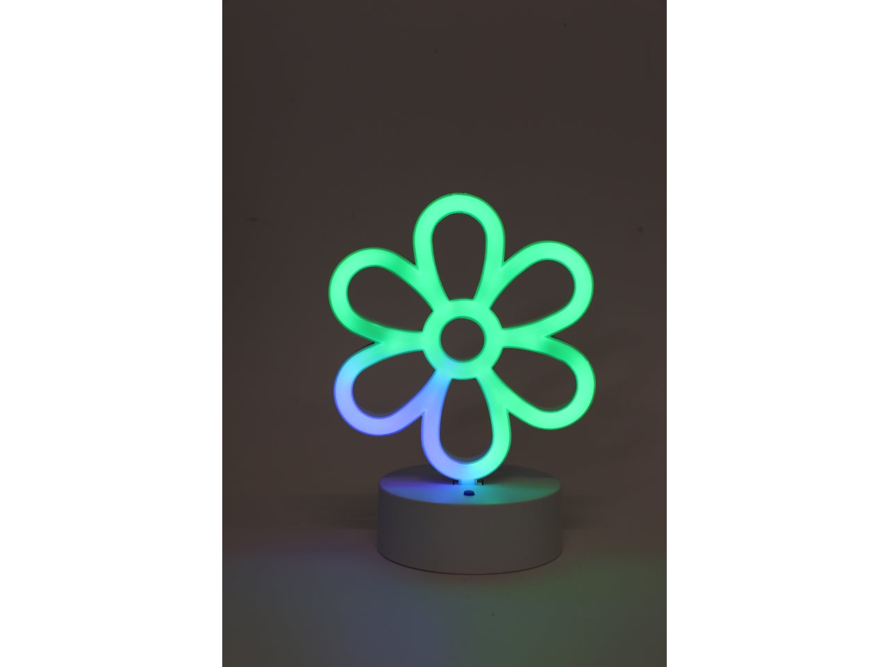 Lampada da tavolo decorativa led in plastica colori assortiti 14x10x19 cm - Switch U
