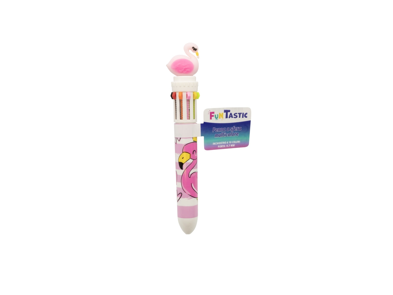 Penna a sfera con 10 colori