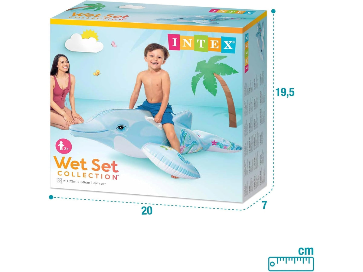 Cavalcabile delfino cm 175x66
