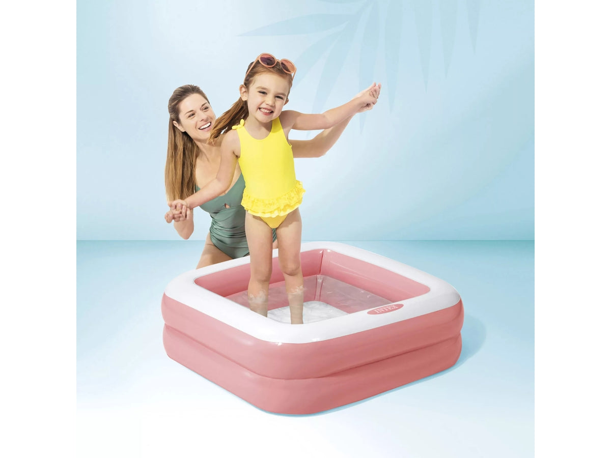 Piscina baby rettangolare  2 assortite cm86x86x25