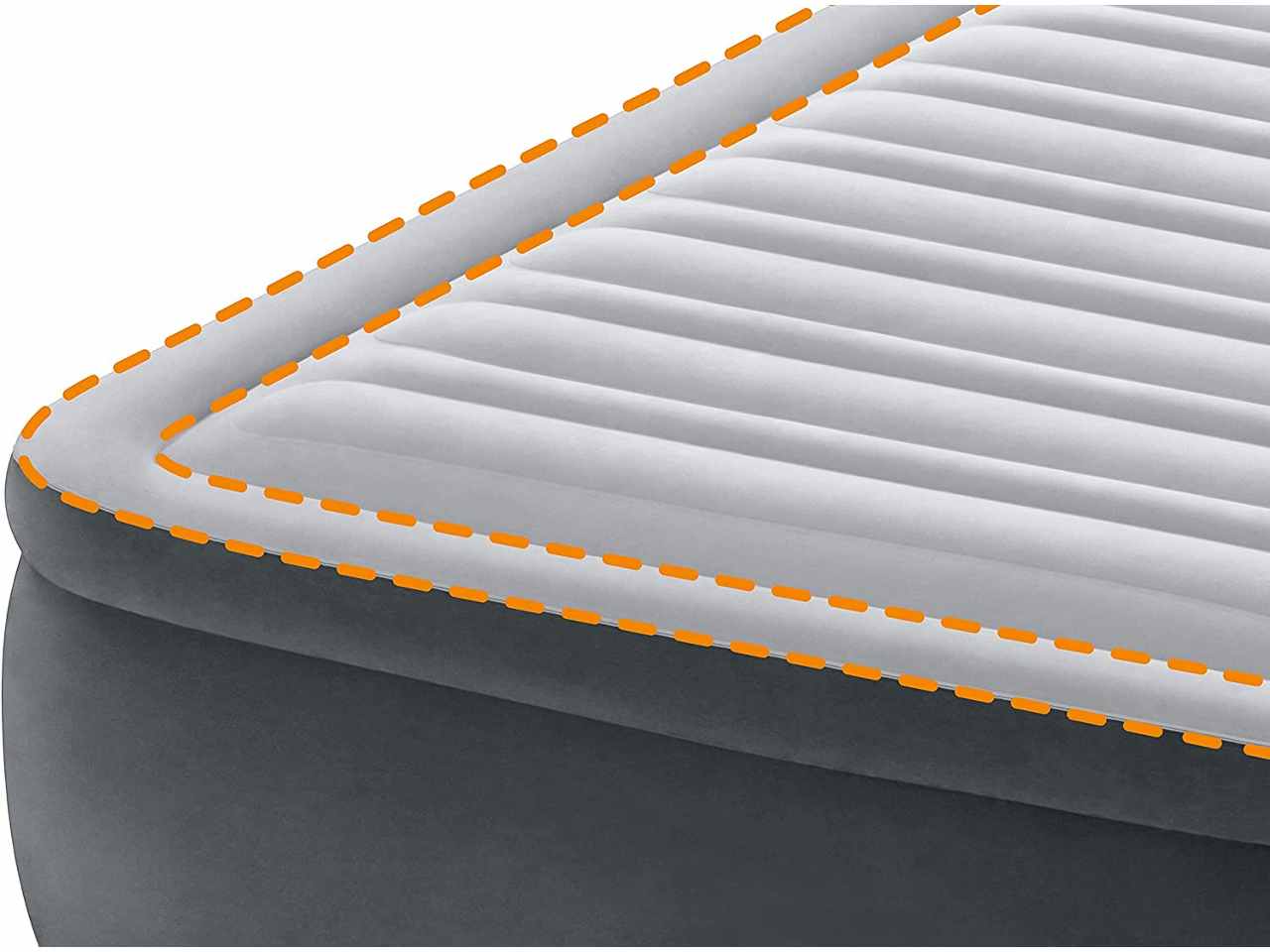 Materasso singolo comfort plush elevated dura beam tecnologia fiber tech 99x191x46cm $