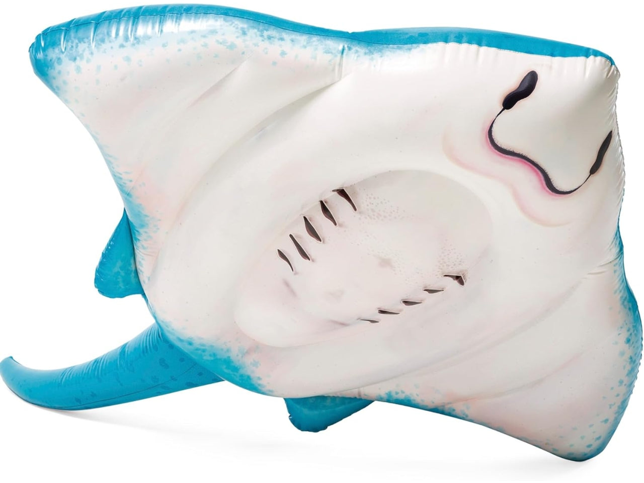 Manta gonfiabile cavalcabile in vinile multicolor carico max 40 kg - 185x145 cm