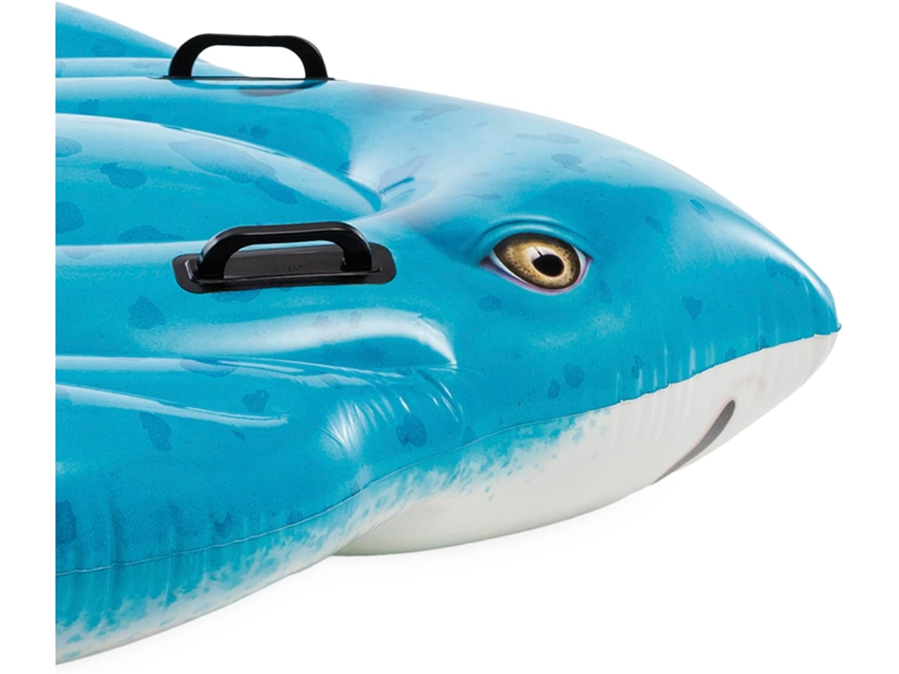 Manta gonfiabile cavalcabile in vinile multicolor carico max 40 kg - 185x145 cm