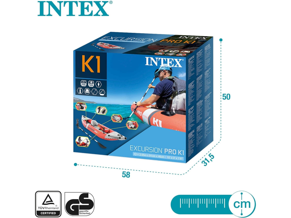 Canoa k1 excursion pro 305x91x46cm $
