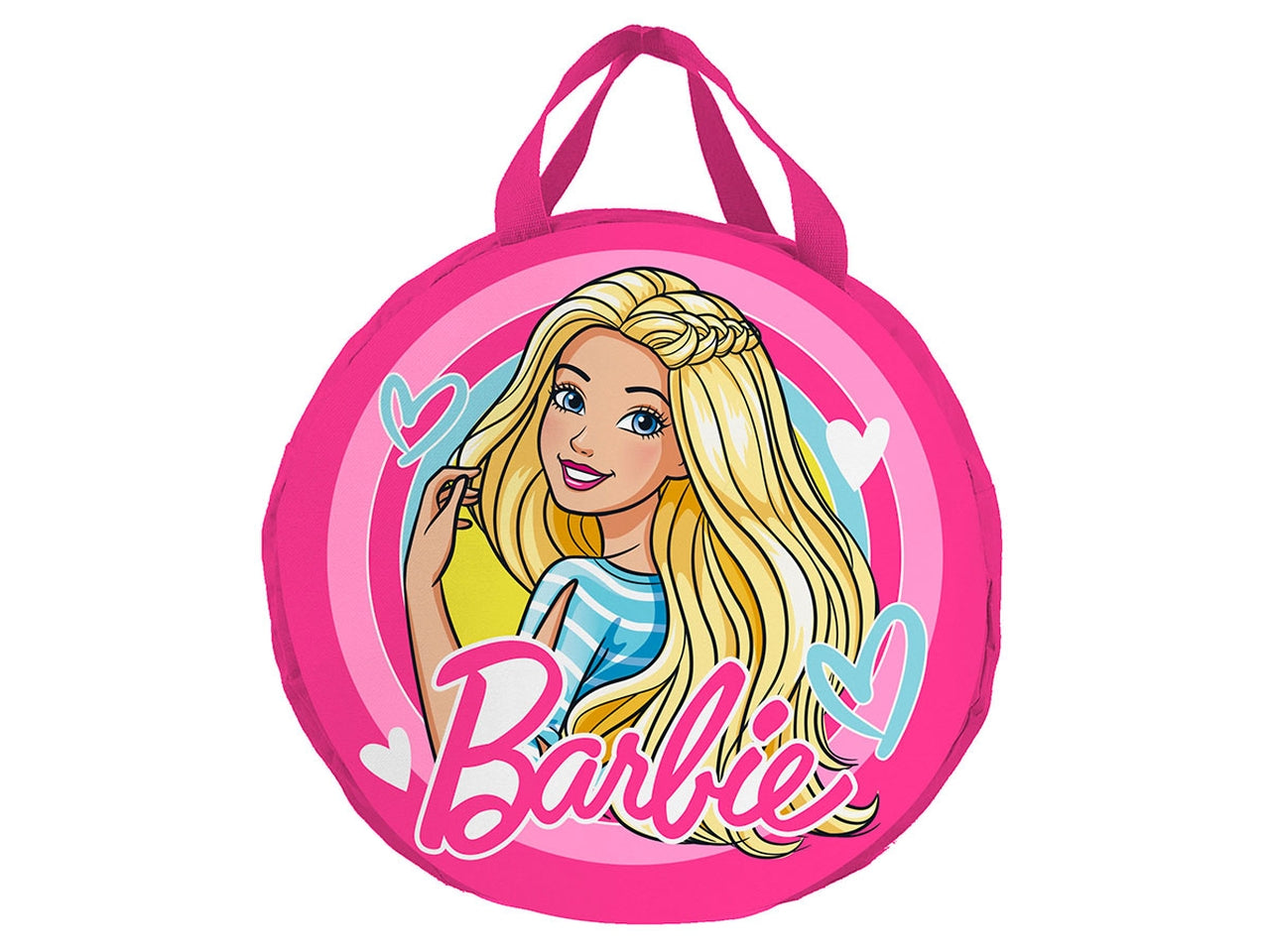 Borsa portagiochi Barbie bambina fucsia in poliestere 31x48 cm - Coriex $