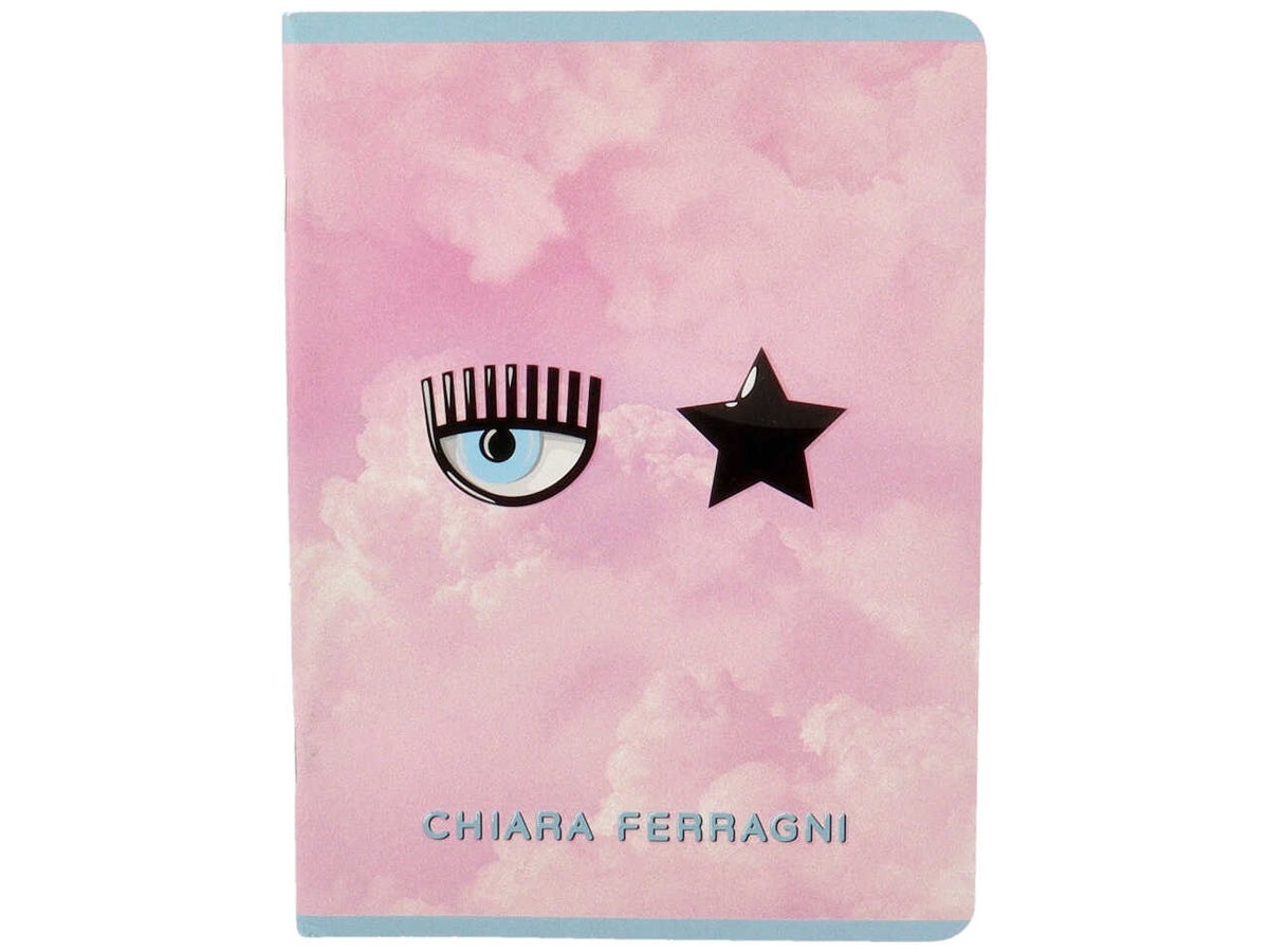 Quaderno maxi rigatura 1r chiara ferragni 42 fogli misura 21x29,7cm 80 gr - assortiti