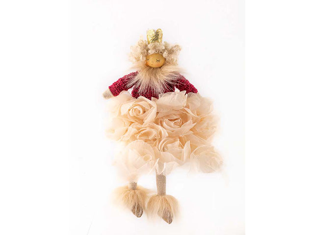Pendente natalizio personaggio burgundy burgundy 46cm