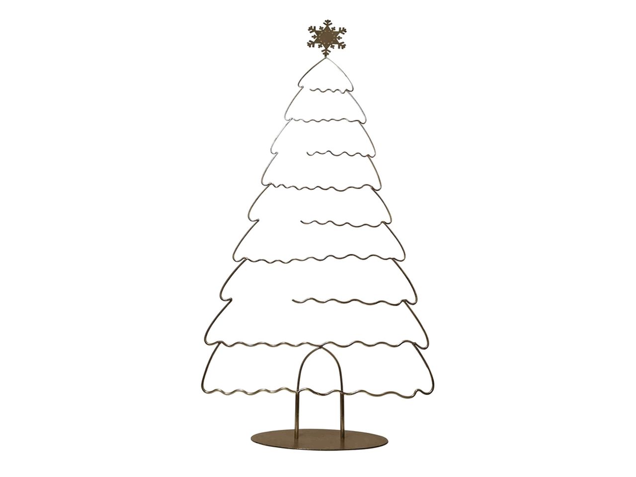 Albero colore oro misura h.255cm in metallo