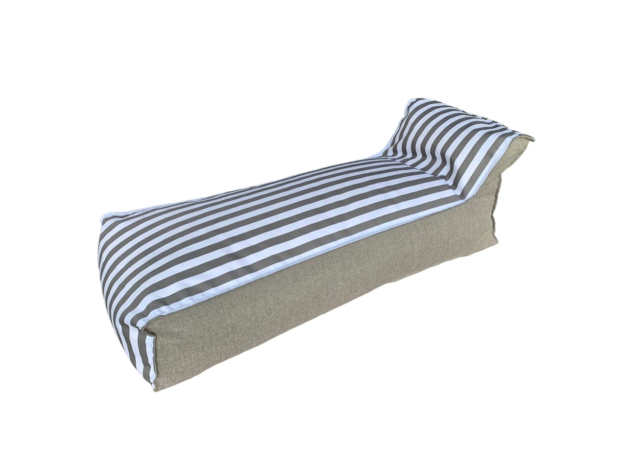 Letto prendisole 180x71x69cm marrone in plastica