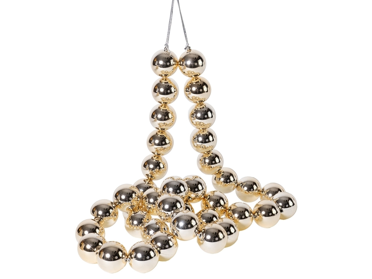 Filo palle oro d.5x180cm